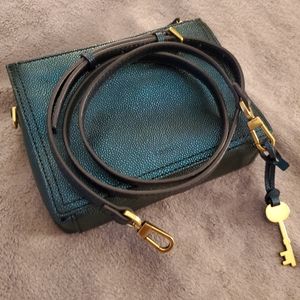 Fossil Hunter Green Sydney Crossbody Bag